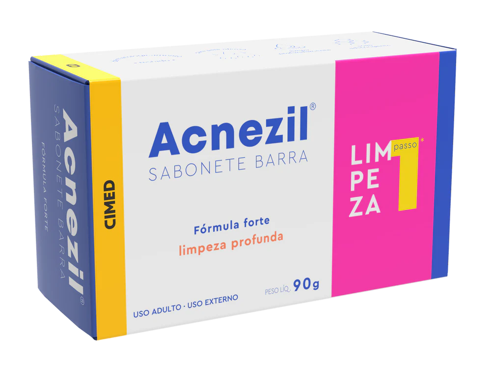 Acnezil Sabonete Barra Fórmula Forte 90gr