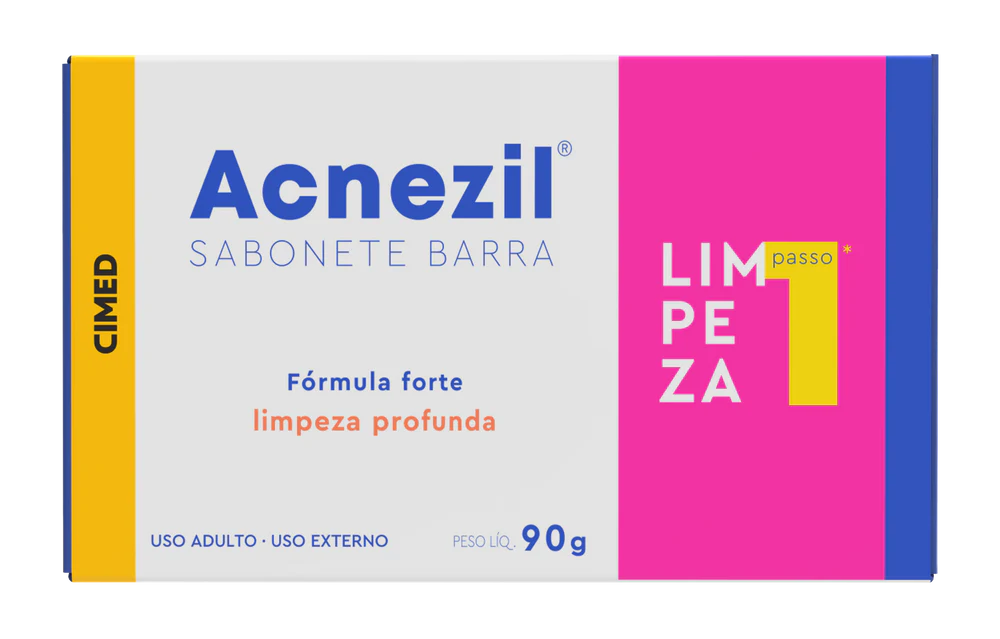 Acnezil Sabonete Barra Fórmula Forte 90gr