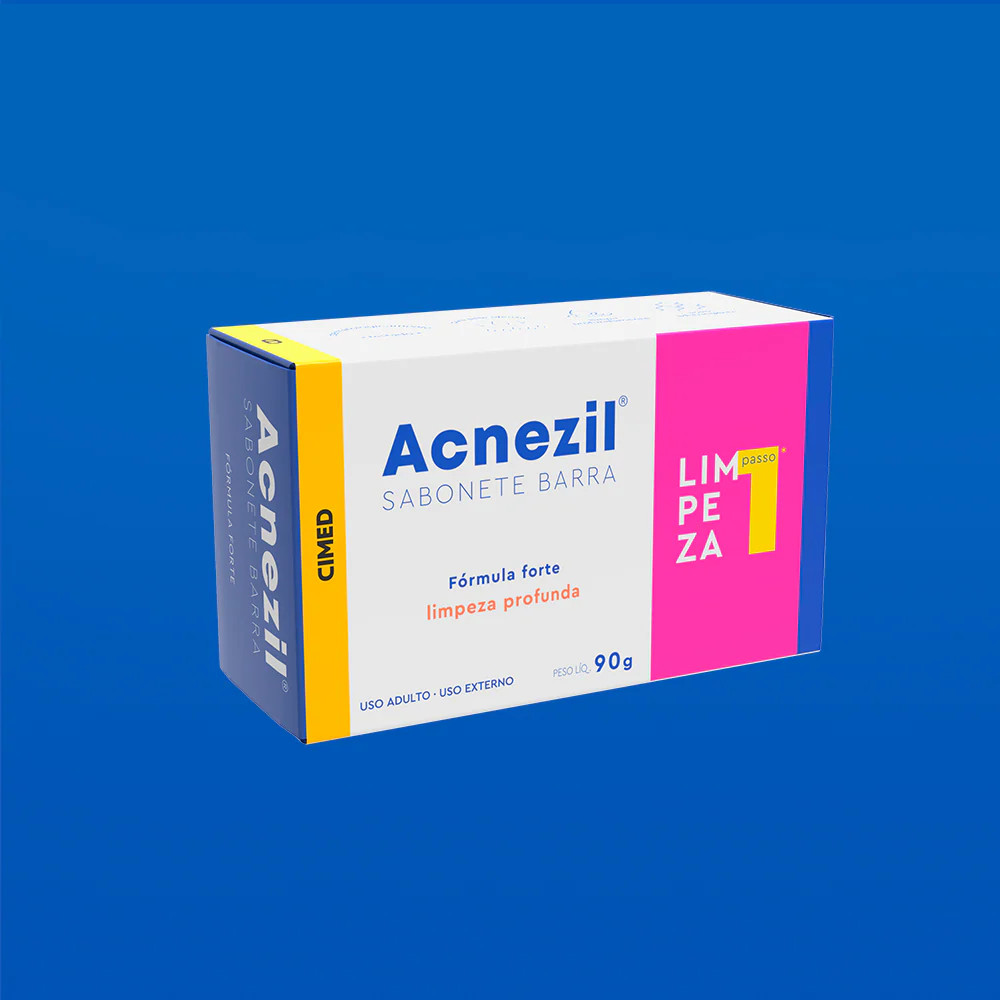 Acnezil Sabonete Barra Fórmula Forte 90gr